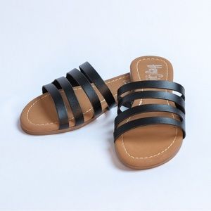 New Corkys Bikini Black Sandals